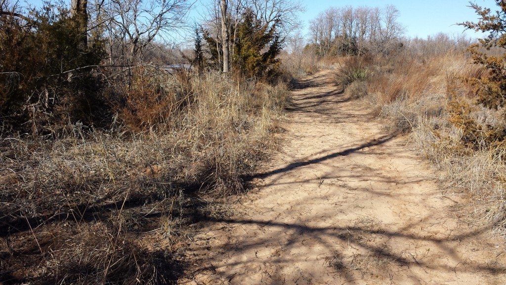 Path along the Ninnescah River