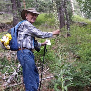 Frank Rose on the trail